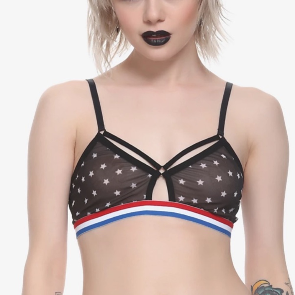 American Dream Sheer Bralette Hot Topic